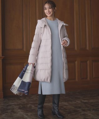 組曲 バルキーニット ワンピース サックスブルー系