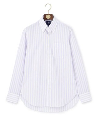 J.PRESS MEN 【PREMIUM PLEATS / 形態安定】ダッパーストライプシャツ / B.D. サックスブルー系1