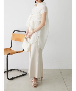 Green Parks ショルダースリット２ＷＡＹシャツ Off White