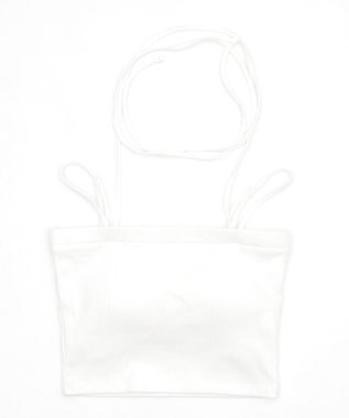 WEGO 【カップ付きインナー】なちゅ盛れカップインマルチWAYキャミ オフホワイト