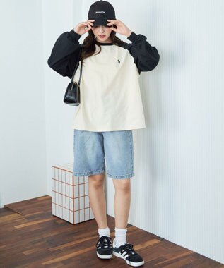 WEGO USPOLOだぼそでカラーロンT 柄4