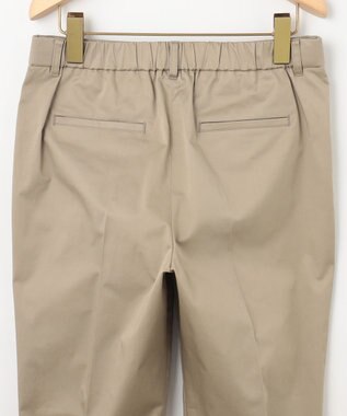 組曲 【WEB限定】サテンストレッチ クロップドパンツ モカベージュ系