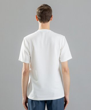 JOSEPH HOMME タックリップルジャージー　キーネック ホワイト系