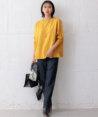 23区 【洗える】オータムシャイニー  ニット イエロー系