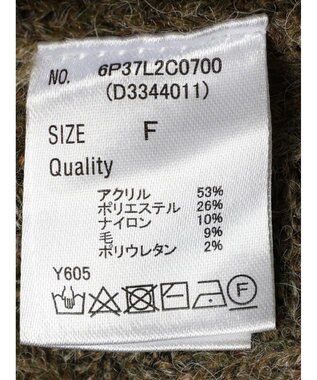 Green Parks ・Ｐｅｔｉｔ　Ｆｌｅｕｒ　ハーフＺＩＰニット Brown