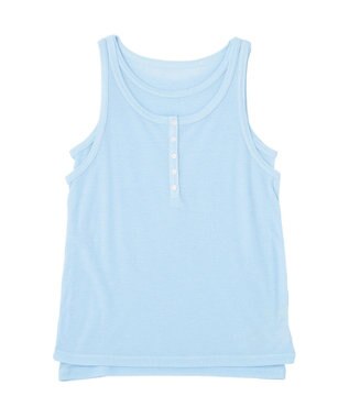 earth music&ecology 【SET】シアーフライスレイヤードタンクトップ Light Blue