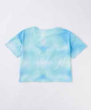 OP／FILA 【FILA】スクール水着 水陸両用Tシャツ付き 捲れ防止タンキニ ブルー
