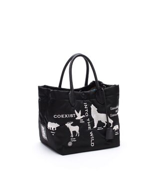 A.D.M.J. 【ナイロン】キューブトート25cm(Dカン＋) BLACK