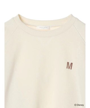 Green Parks Ｄｉｓｎｅｙ／裏毛袖プリントスウェット Ivory