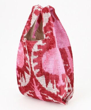 GRACE CONTINENTAL Kilim ARTS キリムマルシェバッグ ピンク