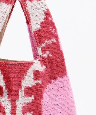 GRACE CONTINENTAL Kilim ARTS キリムマルシェバッグ ピンク