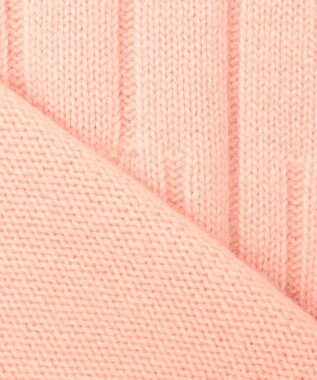 自由区 【洗える】ウールカシミヤブレンドケーブル ニット ピンク