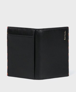 Paul Smith ブライトストライプトリム パスケース ブラック