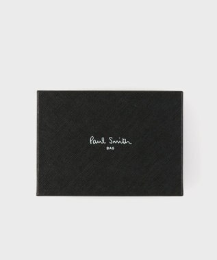 Paul Smith ブライトストライプトリム パスケース ブラック
