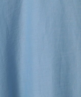 earth music&ecology コットンボイルギャザーシャツ Sax