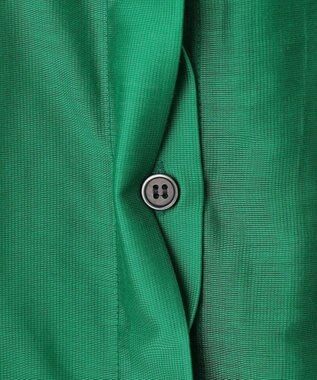 UNFILO ライトシアー クロップドシャツ グリーン