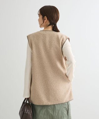 Green Parks ＢＰ　パイピングライトボアベスト Gray Beige