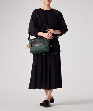 Paul Smith モダンナイロン ショルダーバッグ グリーン