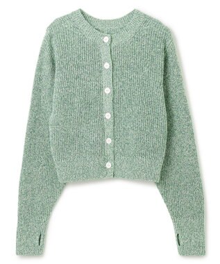 BEIGE， LUCAS / ショート丈ニット Green MIX