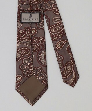 GOTAIRIKU GOTAIRIKU別注【MANTERO/マンテロ】ネクタイ_ペイズリー柄 ダークブラウン系8