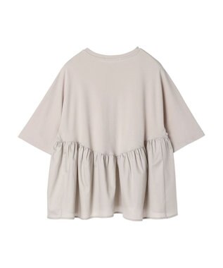 AMERICAN HOLIC 異素材ティアードプルオーバー Gray Beige