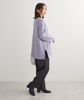 Green Parks ｆｕｗａっと　畦チュニック Deep Purple