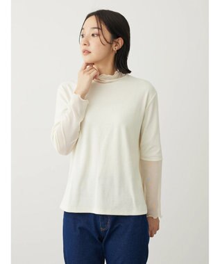 Green Parks ・ＲＡＹ　ＣＡＳＳＩＮ　シアーキリカエハイネック Ivory