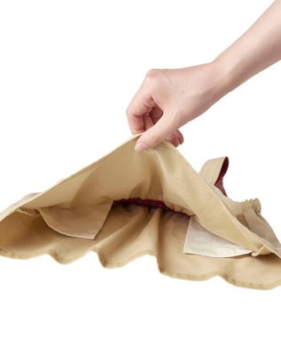 MIKI HOUSE HOT BISCUITS コーデュロイ ジャンパースカート＆モックネックTシャツギフトセット【BOX付き】 ベージュ