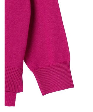 Green Parks もちやわ　Ｖネック前後差プルオーバー Pink