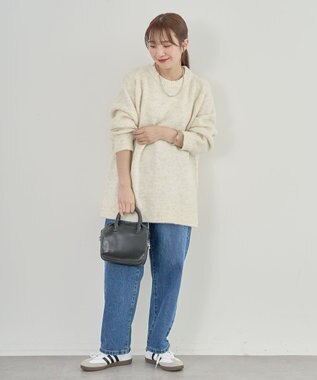 Green Parks ｆｕｗａっと　畦チュニック Off White