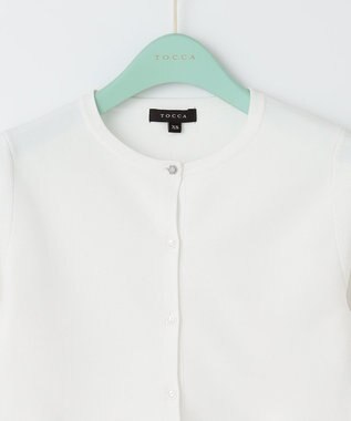 TOCCA 【洗える！】GARDEN DEW カーディガン ホワイト系