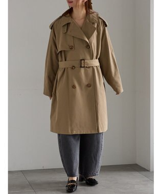 Te chichi オーバーサイズトレンチコート《2025Autumn catalog vol.2 item》 ベージュ