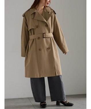 Te chichi オーバーサイズトレンチコート《2025Autumn catalog vol.2 item》 ベージュ
