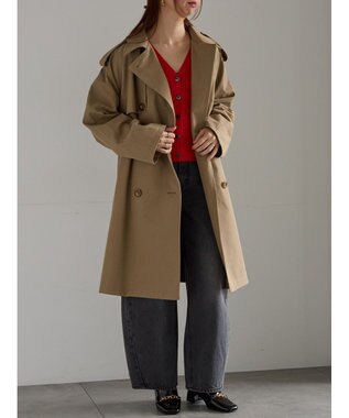 Te chichi オーバーサイズトレンチコート《2025Autumn catalog vol.2 item》 ベージュ