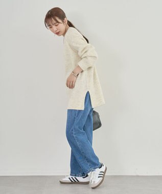 Green Parks ｆｕｗａっと　畦チュニック Off White