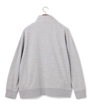 J.PRESS MEN 【KING SIZE】インレージャージー ロゴハーフジップスウェット ライトグレー系