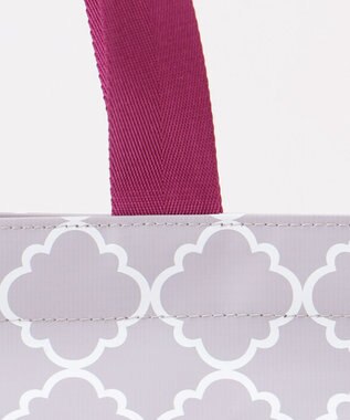 TOCCA 【A4サイズ対応・撥水】CHECKER CLOVER RAIN BAG レインバッグ ライトグレー系