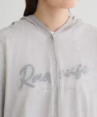 Green Parks リングドットニットパーカー Light Gray