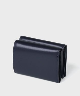 Paul Smith マーケトリー ブライトストライプ ラビット 3つ折り財布 ネイビー