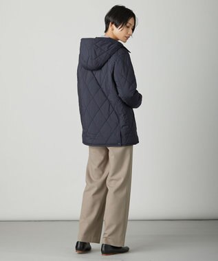 J.PRESS LADIES S 【2way】プレミアムBasic キルティング コート ネイビー系