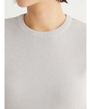 Green Parks 洗える　コンパクトニットプルオーバー Light Gray