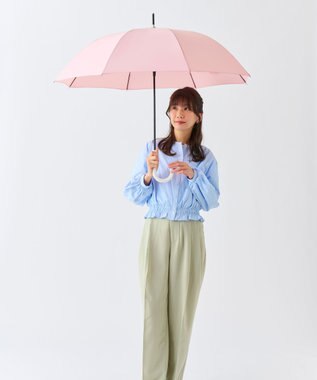 MOONBAT 【超撥水/ 耐風】フロータス (FLO(A)TUS) 長傘  無地 UV 60cm ペールピンク