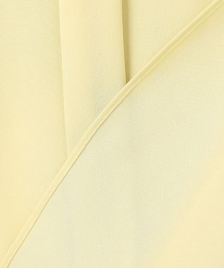 ICB L 【先行予約・WEB限定】BackSatinAmunzen キーネックブラウス ダスティイエロー