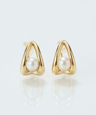 Phoebe 【痛くないシリーズ/金属アレルギー対応】ドロップパールライトフィットイヤリング　ゴールド ゴールド