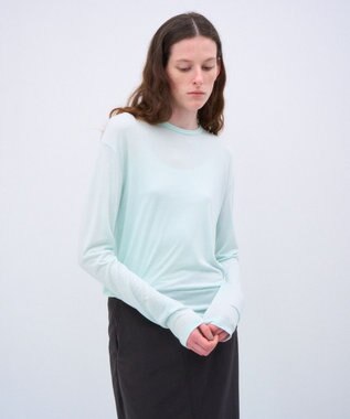 ATON MODAL SILK JERSEY | クルーネックプルオーバー MINT