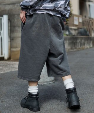 WEGO 【ユニセックス着用ITEM】ピグメントグラフィックショーツ
