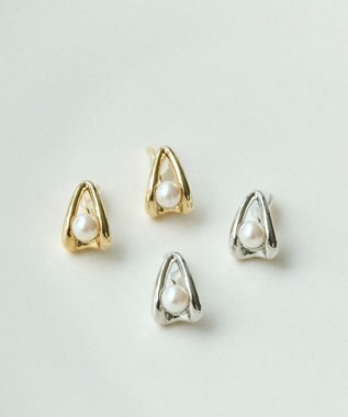 Phoebe 【痛くないシリーズ/金属アレルギー対応】ドロップパールライトフィットイヤリング　ゴールド ゴールド