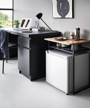 tower 引き出し付き冷蔵庫上ラック タワー 45L用 ブラック