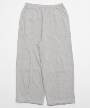 WEGO 【ユニセックス着用ITEM】バルーン3Dスウェットパンツ 杢グレー