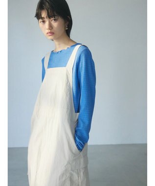 Green Parks ａ．ポケット付きジャンスカ Ivory